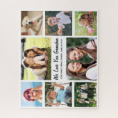 Oma Liebe Sie Personalisiert FotoCollage Puzzle (Vertikal)