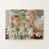 Oma Liebe Skript Personalisiertes Geschenk Puzzle (Horizontal)