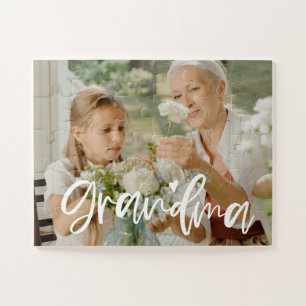 Oma Liebe Skript Personalisiertes Geschenk Puzzle