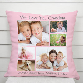 Oma Liebe You Pink Foto Kissen