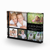 Oma Liebe You White Script Collage Fotoblock (Rechts)