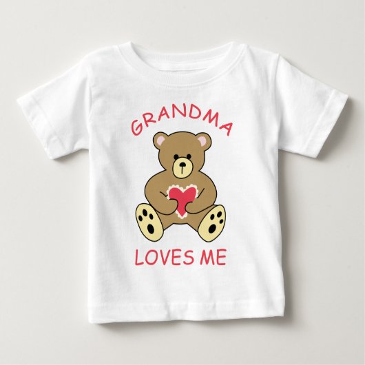 Oma Lieben Baby T-shirt (Vorderseite)