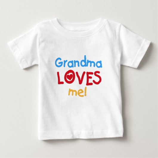 Oma Lieben Baby T-shirt (Vorderseite)