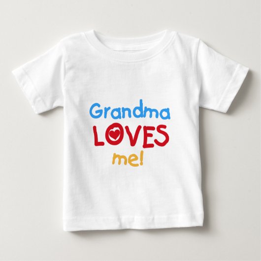 Oma Lieben Baby T-shirt (Vorderseite)