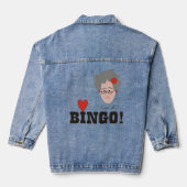 Oma Lieben Bingo Jeansjacke (Rückseite)