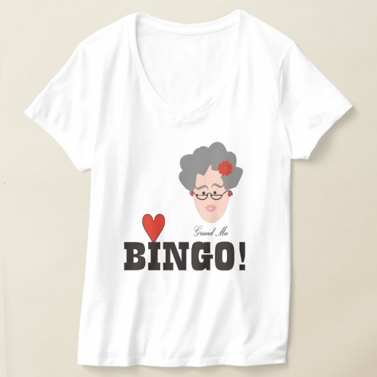 Oma Lieben BINGO T-Shirt (Ablage )