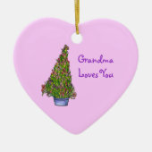 Oma Lieben Iris Ornament (Vorne)