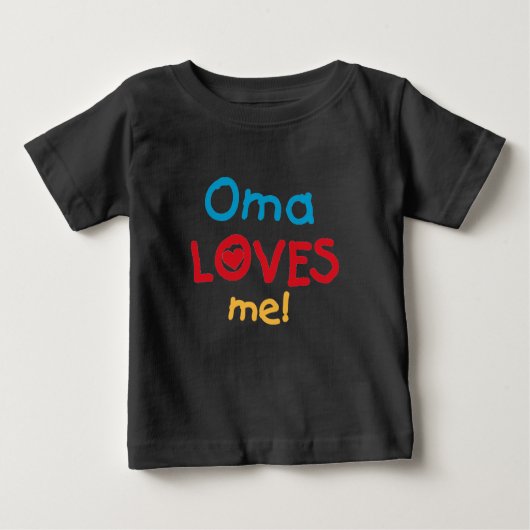Oma Lieben Me T - Shirt und Geschenke (Vorderseite)