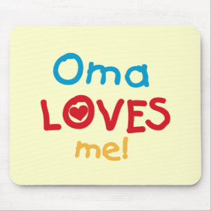Oma Lieben Me T - Shirt und Geschenke Mousepad