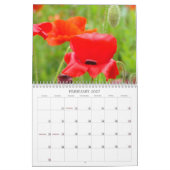 Oma Lieben Rotgelbe Blumen Kalender (Feb 2027)