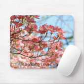 Oma Lieben Sie! Mousepad Pink Blume Blumenstrauß (Mit Mouse)