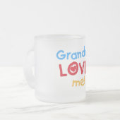 Oma Lieben T - Shirt und Geschenke Mattglastasse (Vorderseite Links)