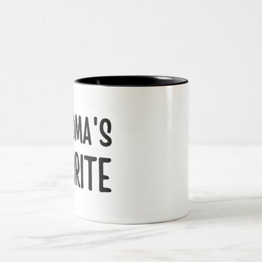 Oma-Liebling Zweifarbige Tasse (Mittel)
