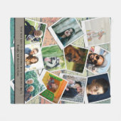 Oma Liebt Dich Foto Collage Fleecedecke (Vorderseite (Horizontal))
