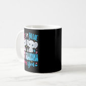 Oma liebt dich - Pink oder Blau Geschlechtsenthüll Kaffeetasse (Vorderseite Links)
