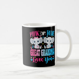 Oma liebt dich - Pink oder Blau Geschlechtsenthüll Kaffeetasse