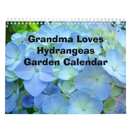 Oma liebt Hortensien-Gartenkalender Kalender (Titelbild)