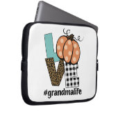 Oma Life Pumpkin-Liebe Laptopschutzhülle (Vorne Rechts)