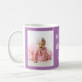 Oma Lila Foto Kaffeetasse (Links)
