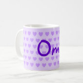Oma Lila Kaffeetasse (Vorderseite Links)