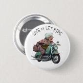Oma live und Gelassen Motorrad Button (Vorne & Hinten)
