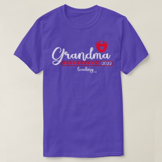 Oma Loading 2022 Baby Großkind T-Shirt (Design vorne)