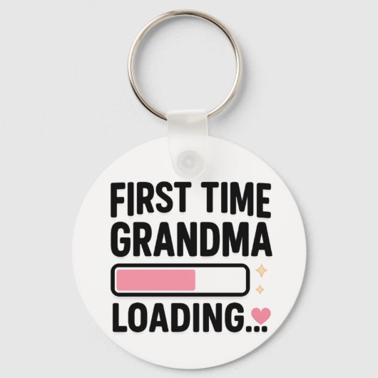 Oma Loading zum ersten Mal Schlüsselanhänger (Vorderseite)