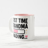 Oma Loading zum ersten Mal Zweifarbige Tasse (Vorderseite Links)