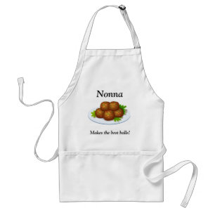 Oma macht die besten Bällchen! Fleischbällchen-Sch Schürze