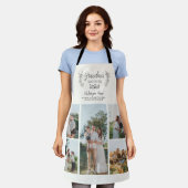 Oma macht die Nahrung schmeichelnder Foto-Collage Schürze (Getragen)