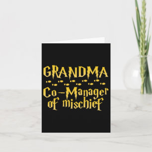Oma Magical Manager von Mischief Halloween Moth Karte