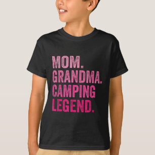 Oma Mama Camping Legende Lustiger Camper Mama T-Shirt