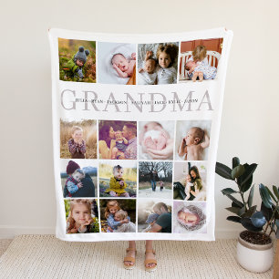 Oma Maßgeschneidert Personalisiert Fleecedecke