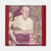 Oma McRae's Tomaten Magnet (Vorne)