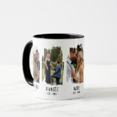 Oma Meilensteine Fotos & Jahre Geschenke für benut Tasse (Vorderseite Links)