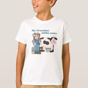 Oma melkt Kühe T-Shirt