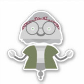 Oma Mia Aufkleber (Vorderseite)