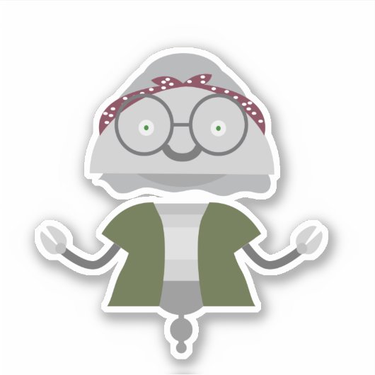 Oma Mia Aufkleber (Vorderseite)