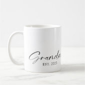 Oma Minimalistisch Simple Script Personalisiert Kaffeetasse (Links)