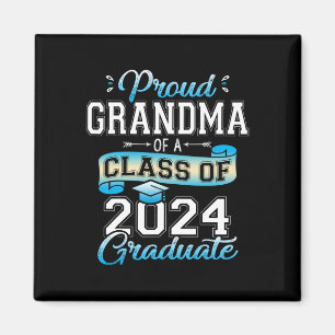 Oma mit einer Cl von 2024 Graduate Funny Senior 20 Magnet