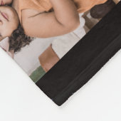 Oma mit Namen und 12 Fotos der Enkel Fleecedecke (Ecke)