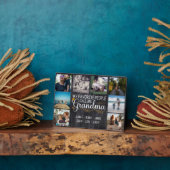 Oma mit Namen und Fotos der Enkel Fotoplatte (Seite)