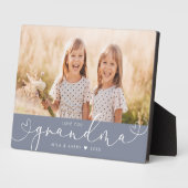 Oma Modern Heft Script Foto Liebe Plaque Fotoplatte (Seite)