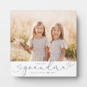 Oma Modern Heft Script Foto Liebe Plaque Fotoplatte (Vorderseite)