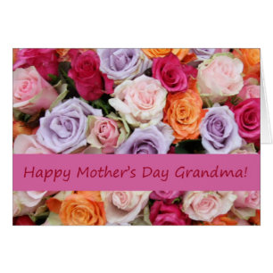 Oma Mother Day Rose Card