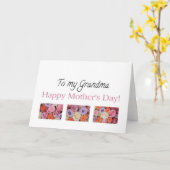 Oma Mother Day Rose Card Karte (Gelbe Blume)