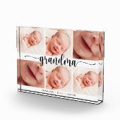 Oma Mother's Day Foto Collage Foto Block (Rechts)