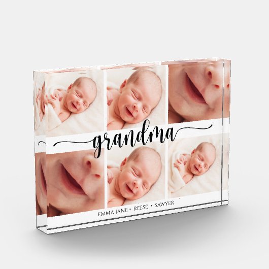 Oma Mother's Day Foto Collage Foto Block (Links)