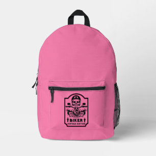 Oma Motorbike Rider Bedruckter Rucksack