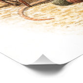 Oma Mouse Knitting Fotodruck (Ecke)